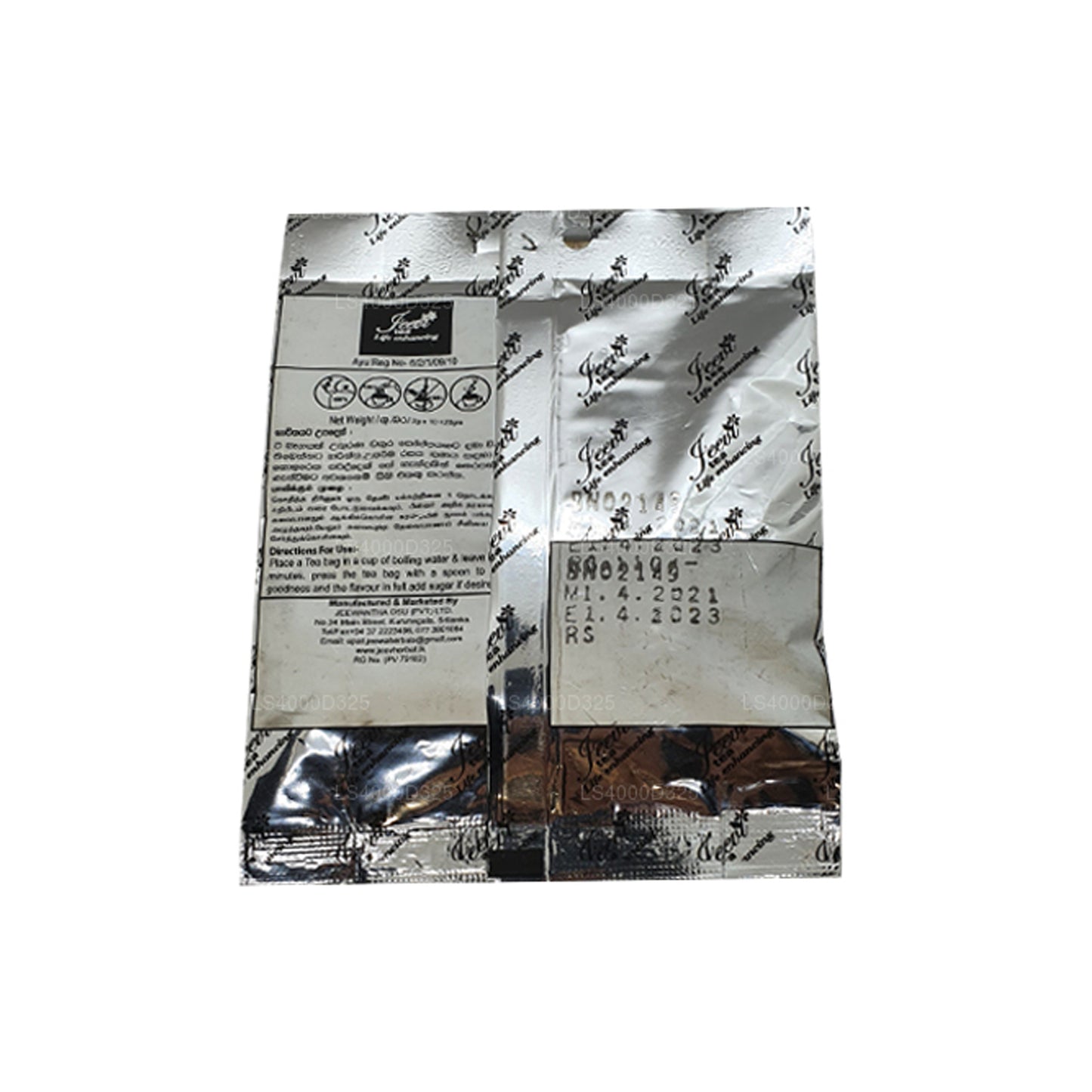 Jeevi Madu Hara Tee (20 g), 10 Teebeutel