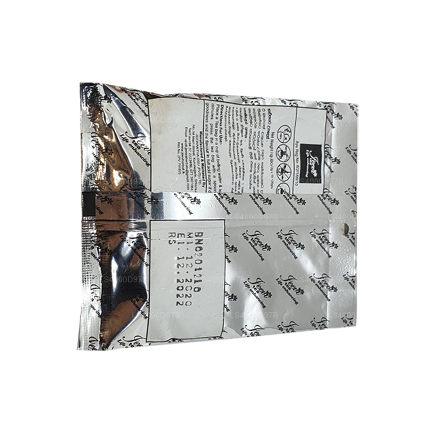 Jeevi Medadi Hara Tee (20 g), 10 Teebeutel