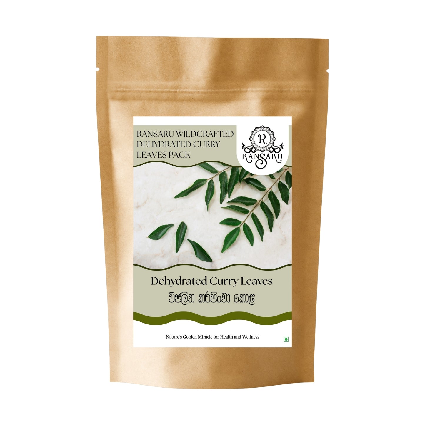 Ransaru Wildcrafted Dehydrated Curry Leaves Pack 