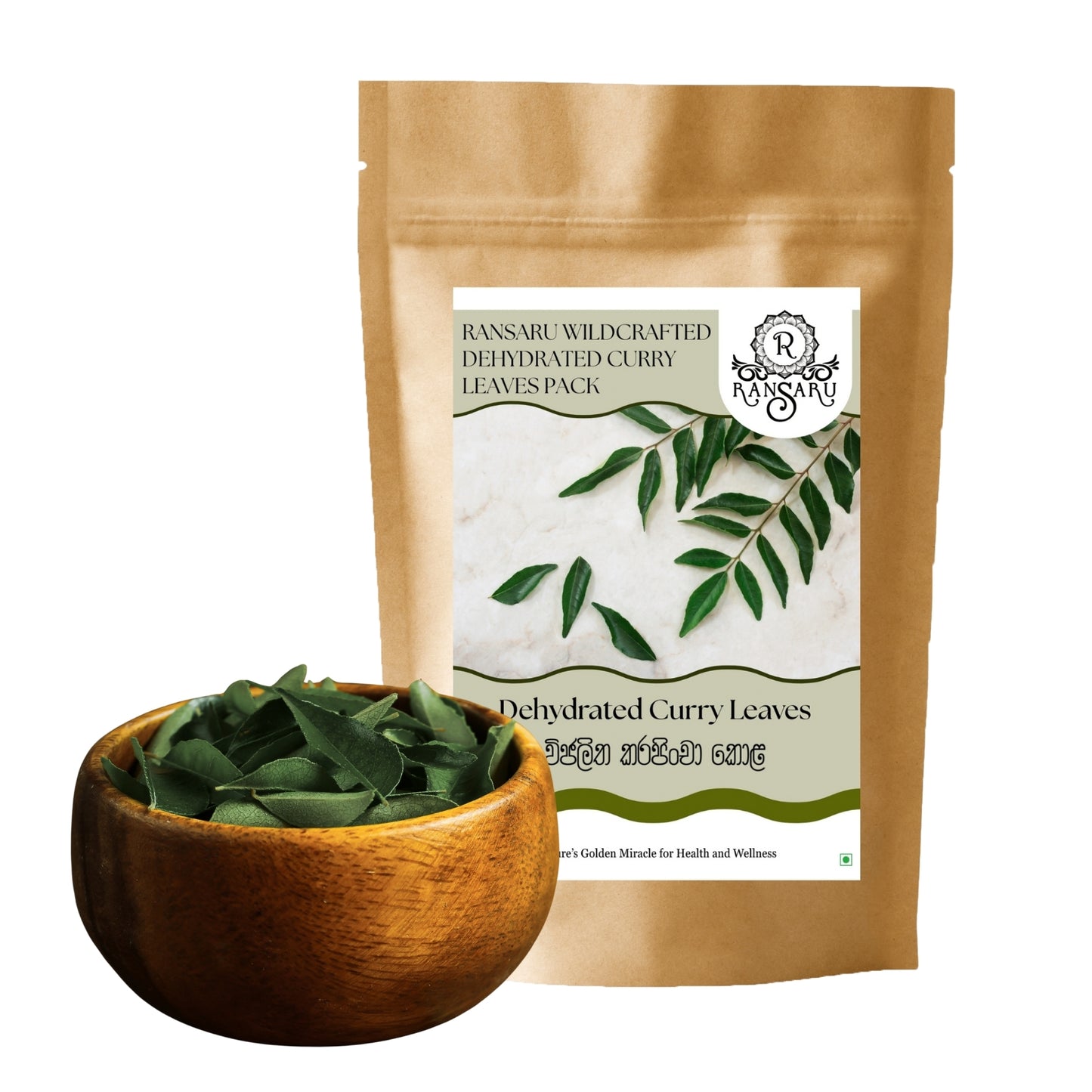 Ransaru Wildcrafted Dehydrated Curry Leaves Pack 