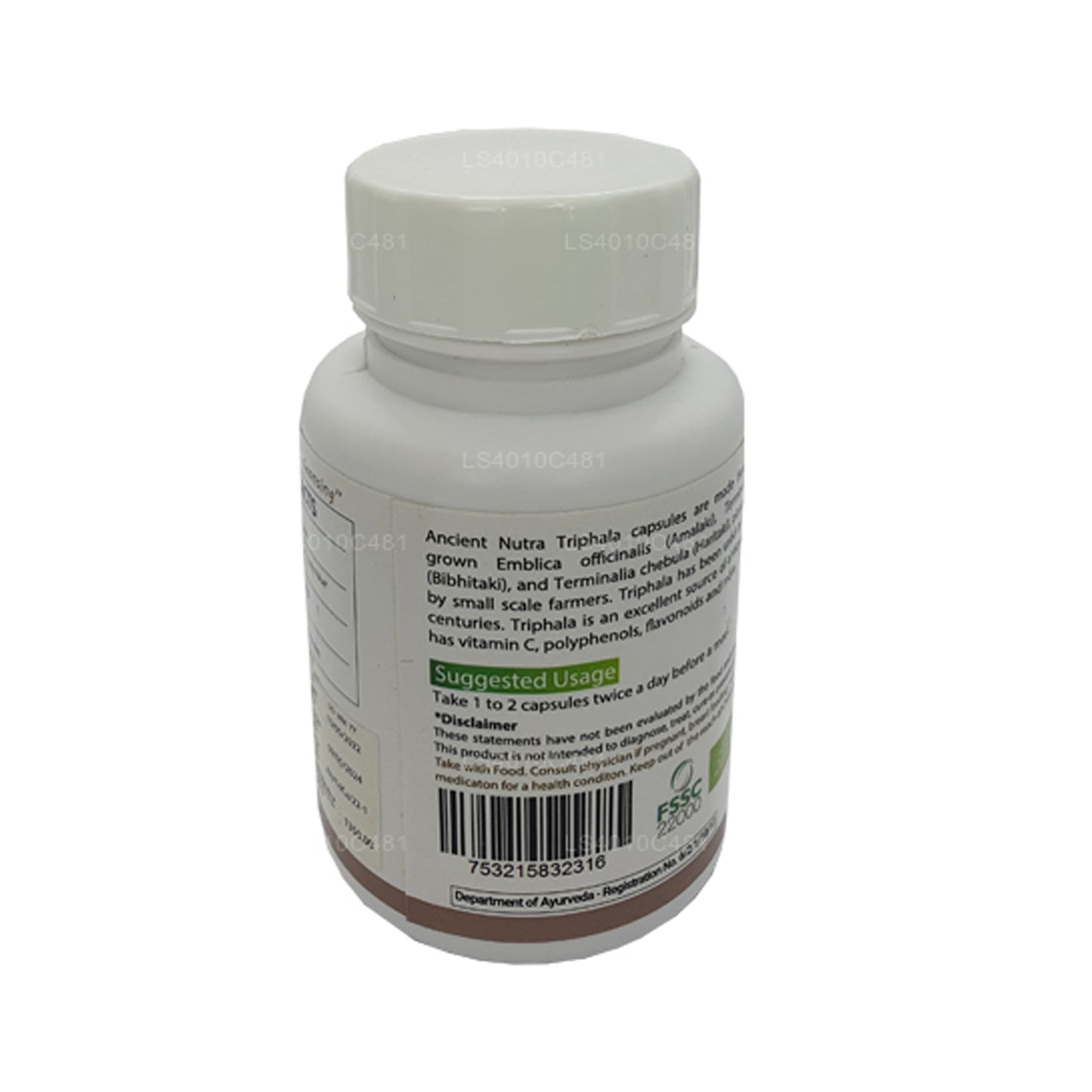 Ancient Nutra Triphala (60 Kapseln)