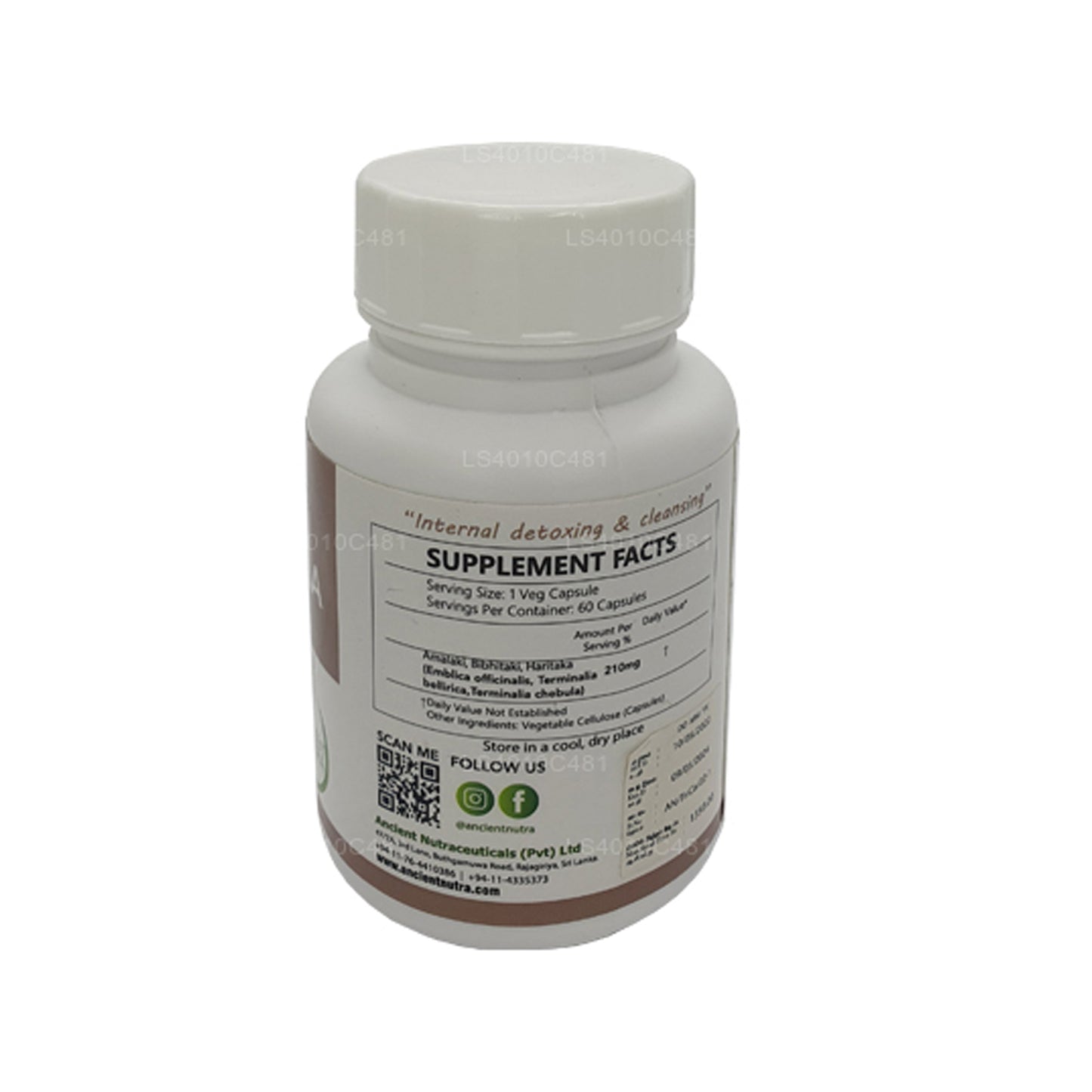 Ancient Nutra Triphala (60 Kapseln)