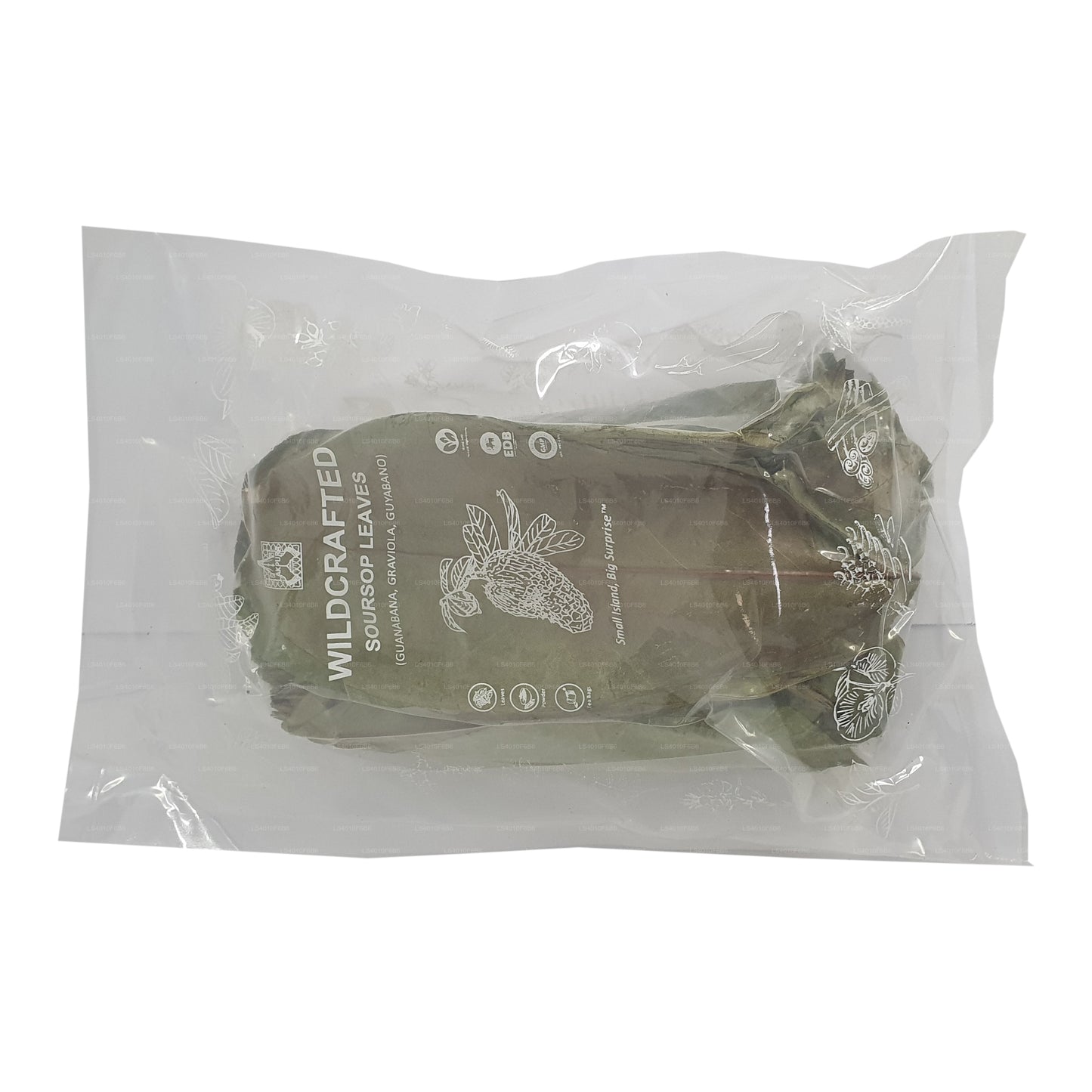 Lakpura® Wild gesammelte Stachelannone (Guanabana, Graviola, Guyabano) – getrocknete Blätter (ganz)
