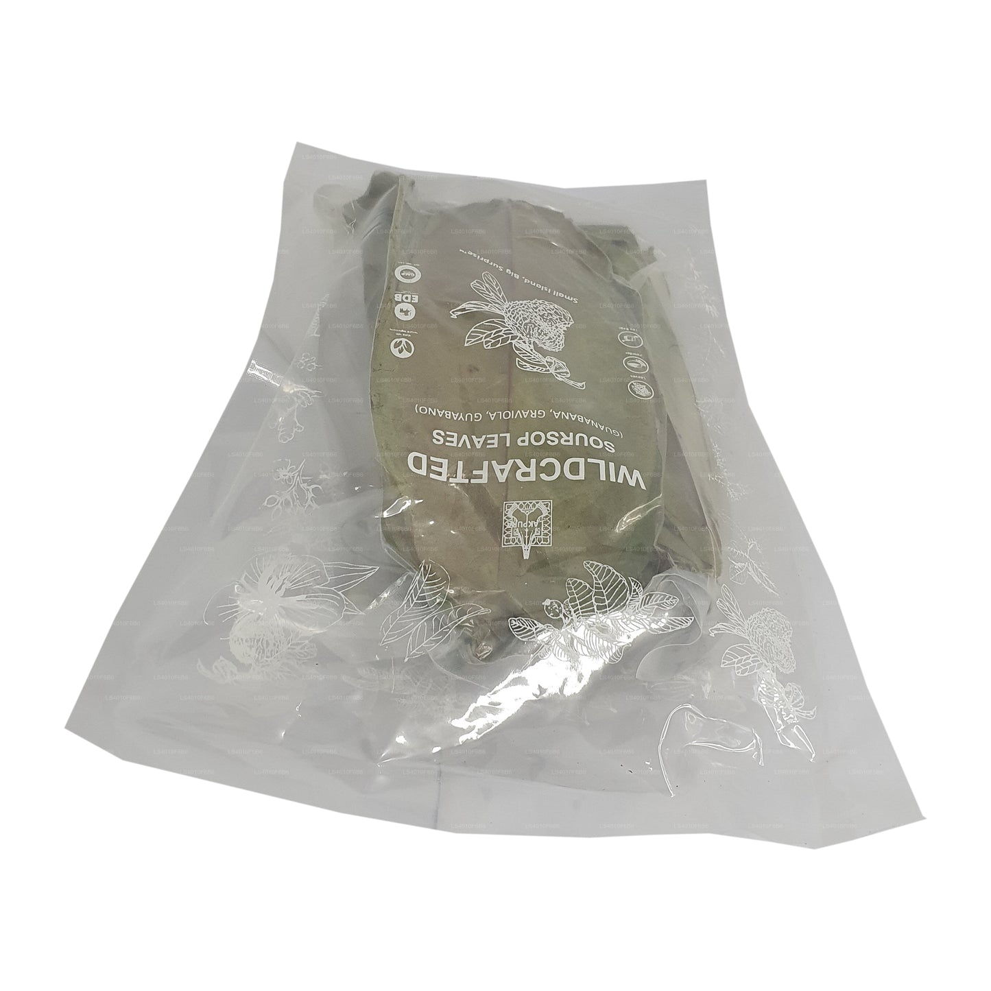 Lakpura® Wild gesammelte Stachelannone (Guanabana, Graviola, Guyabano) – getrocknete Blätter (ganz)