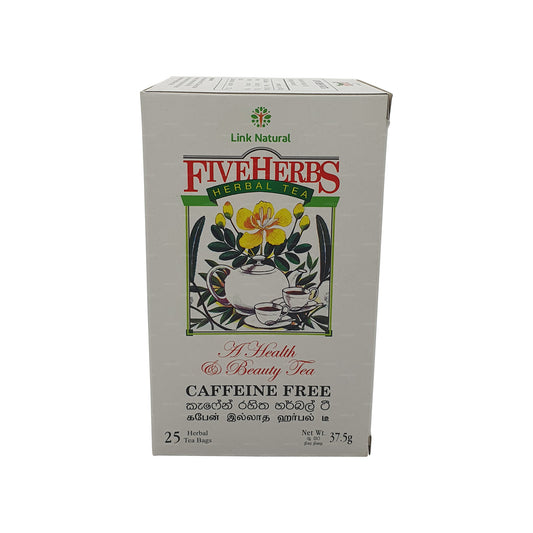 Link Natural Five Herbs Ayurveda-Kräutertee (37,5 g) 25 Teebeutel