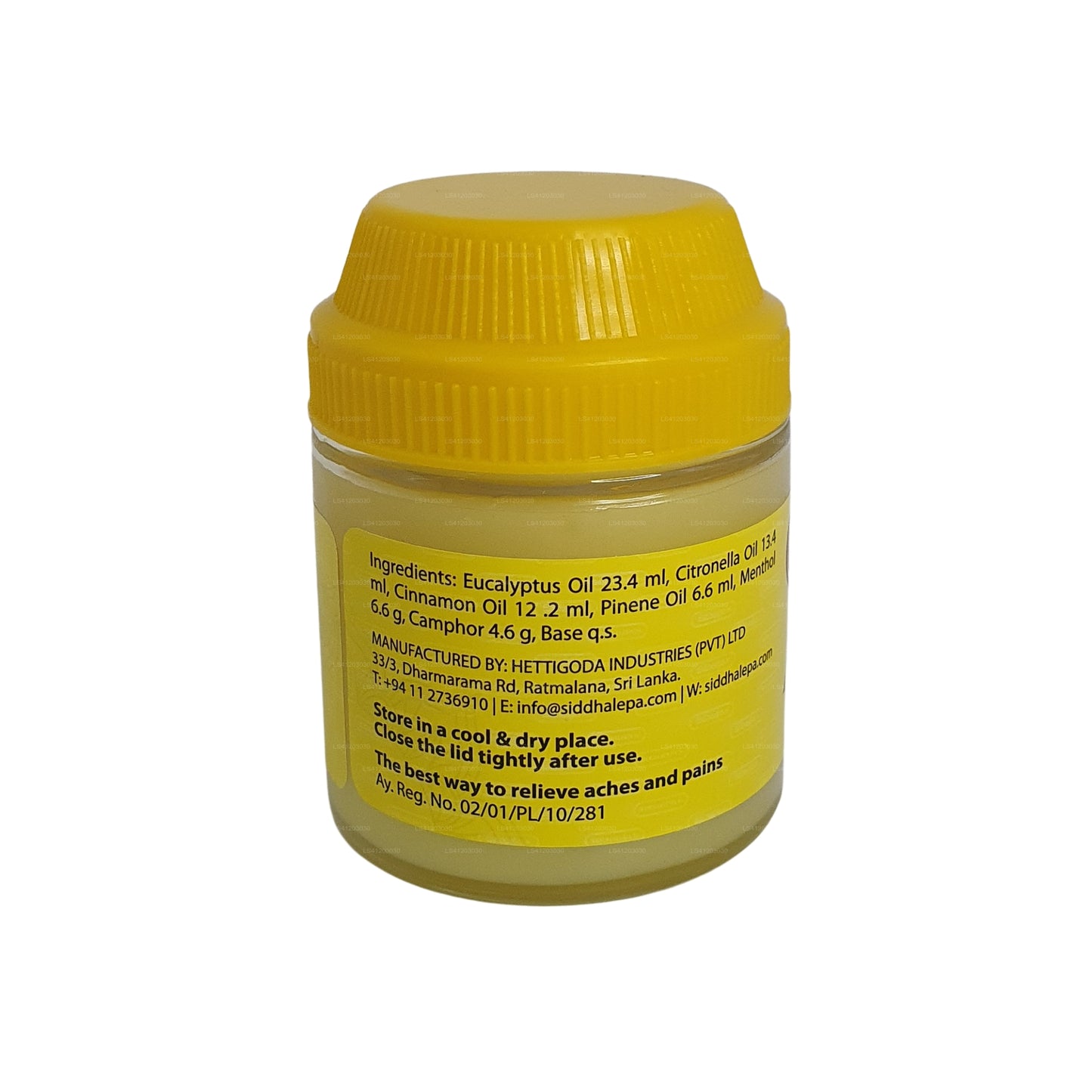 Siddhalepa Ayurveda Kräuterbalsam