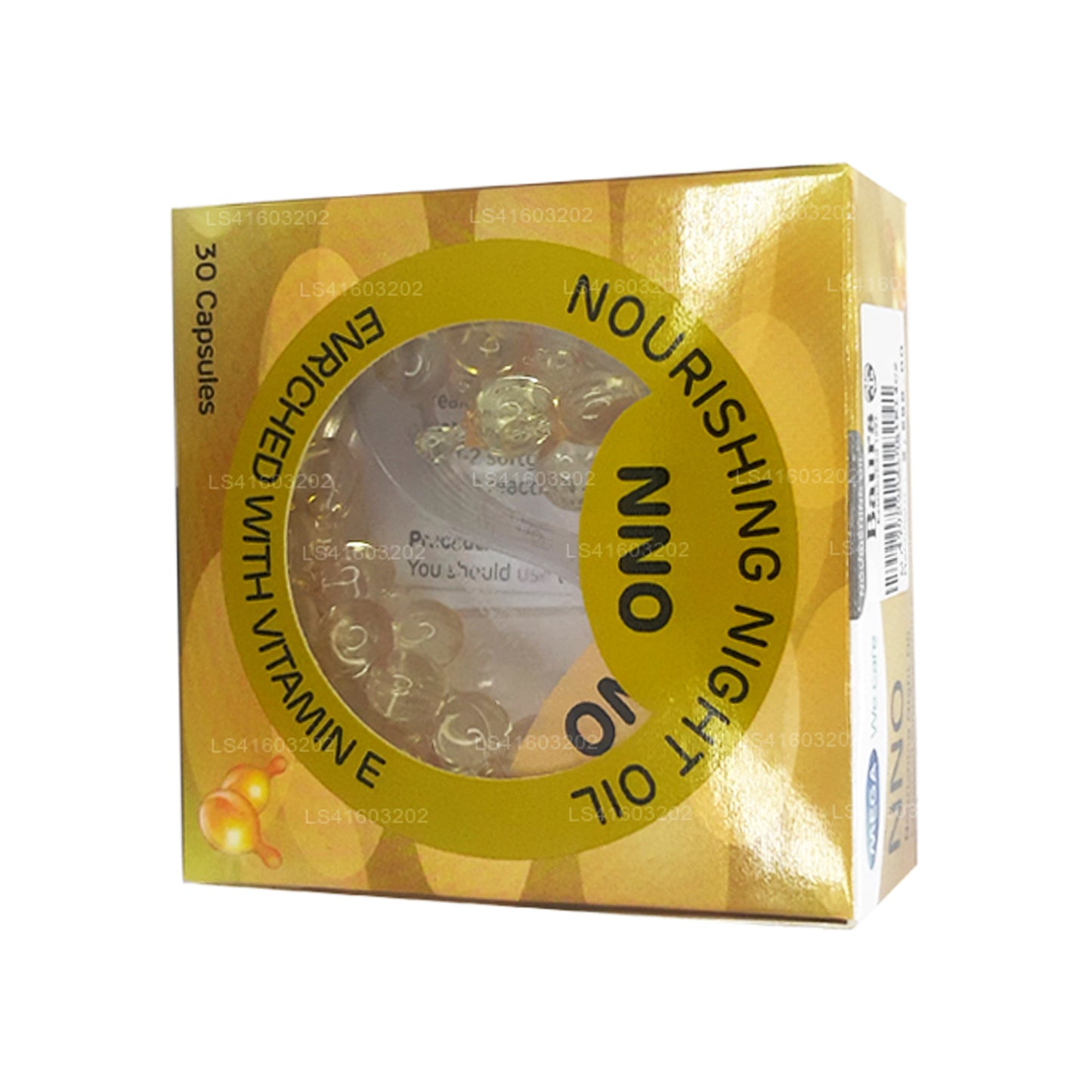 NNO Pflegendes Nachtöl mit Vitamin E und Jojobaöl (30 Kapseln)