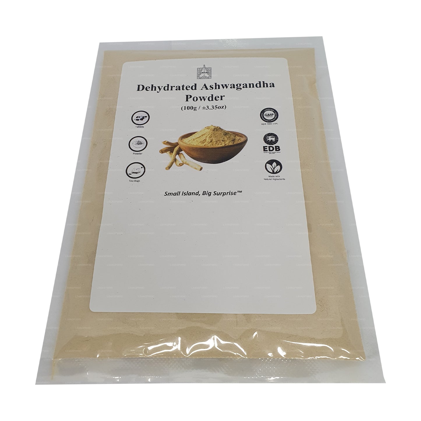 Lakpura dehydriertes Ashwagandha-Pulver (100 g)