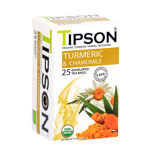 Tipson Bio Kurkuma &amp; Kamille (37,5 g) 25 Teebeutel