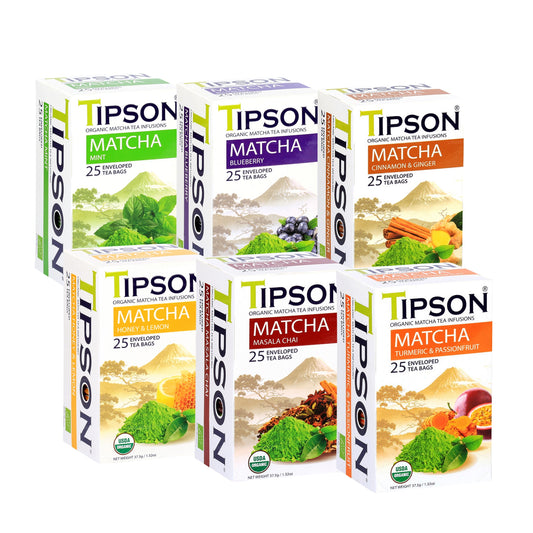 Tipson Bio-Matcha-Paket – 6er-Pack (225 g)