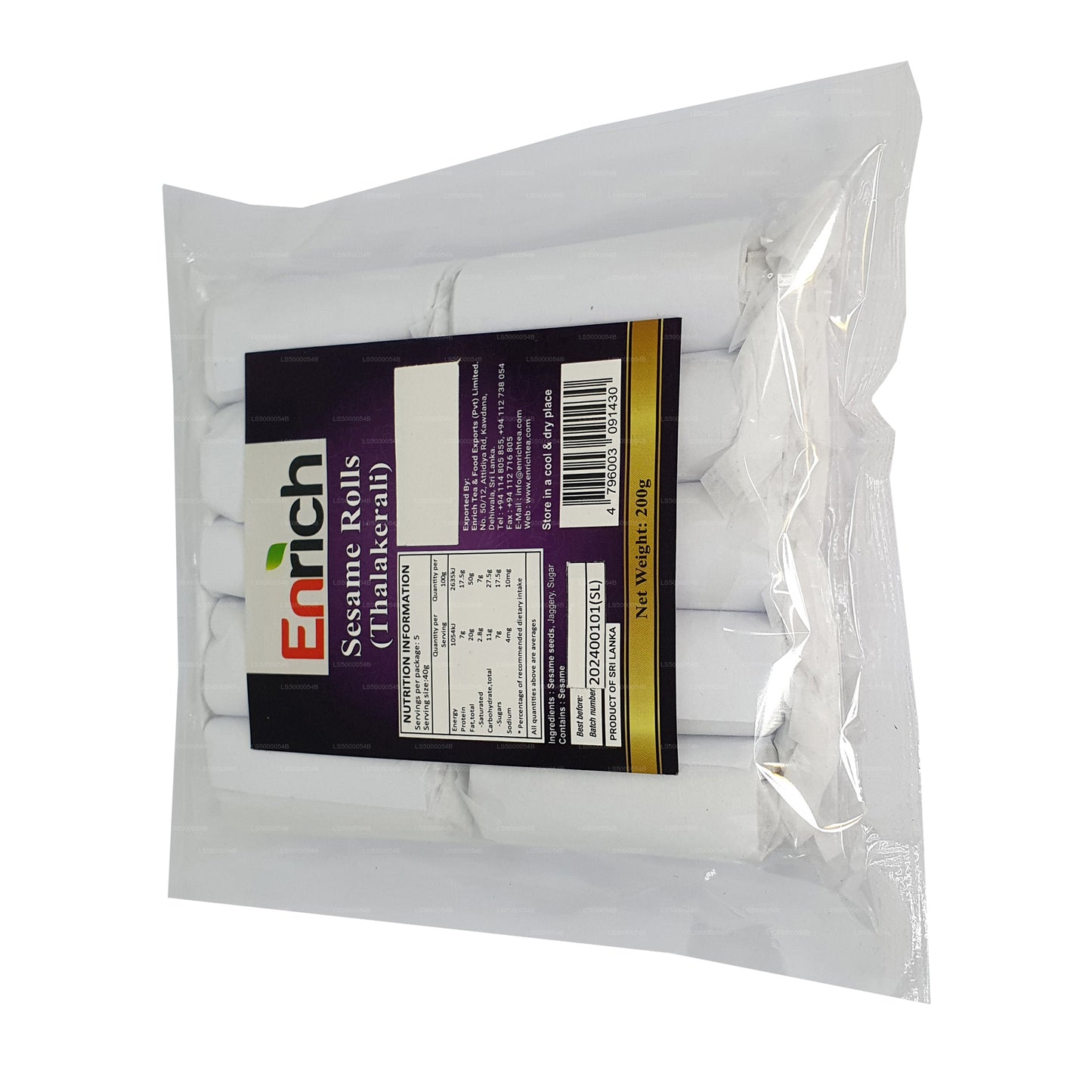 Enrich (Thalakerali) Sesambrötchen (200 g)