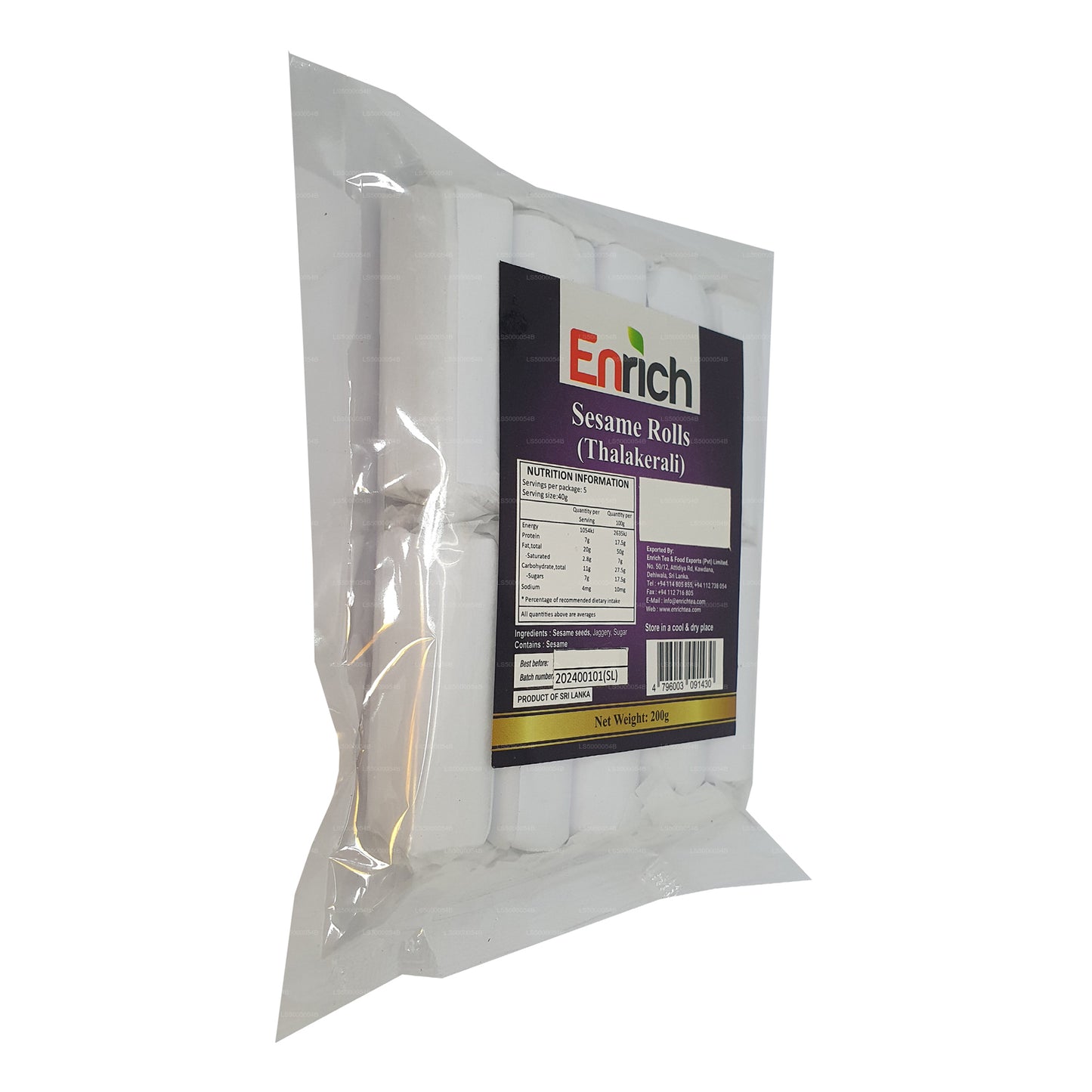 Enrich (Thalakerali) Sesambrötchen (200 g)