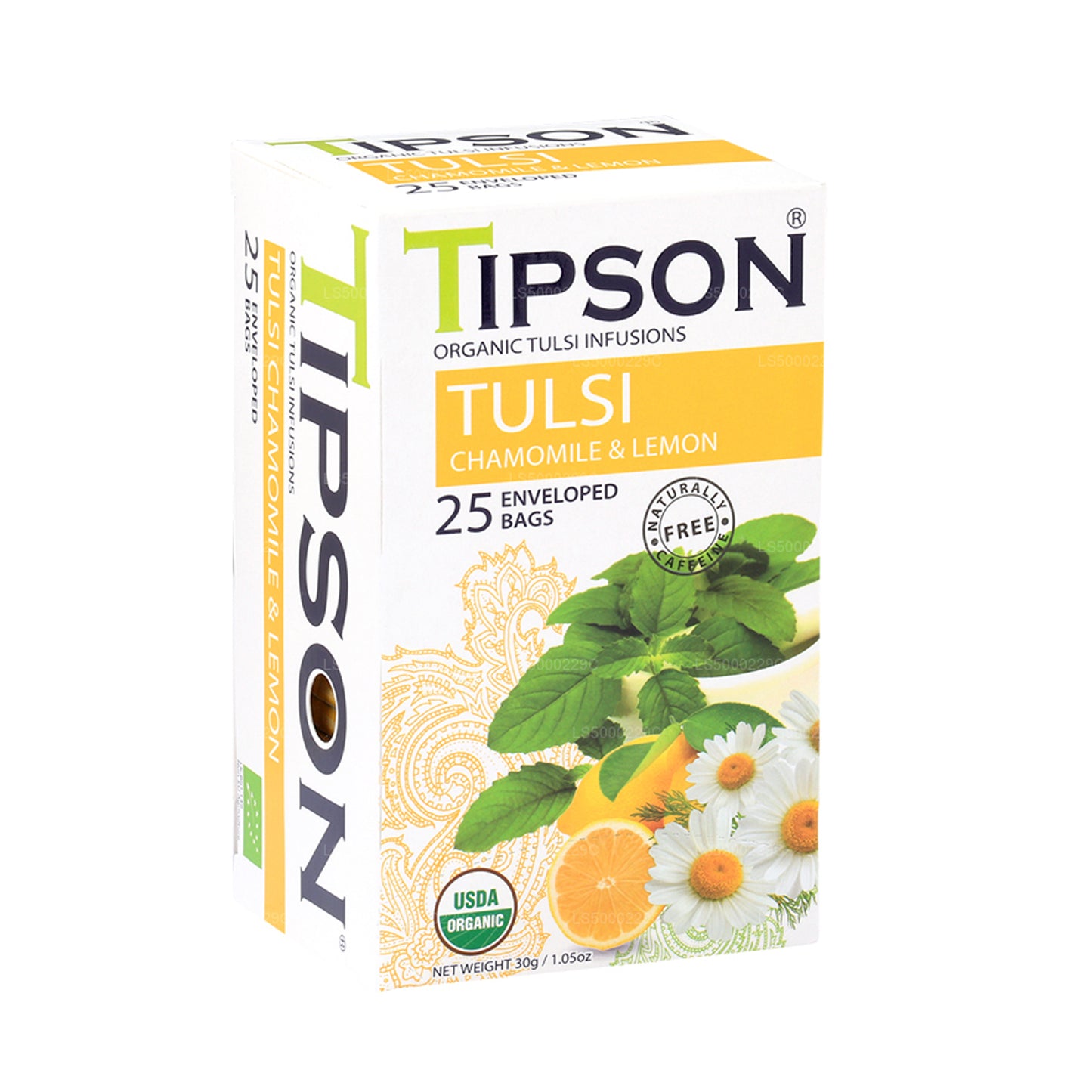 Tipson Bio Tulsi mit Kamille-Zitrone (30g) 25 Teebeutel