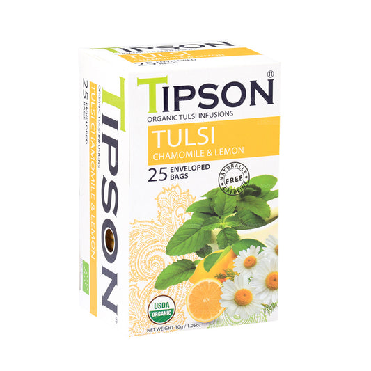 Tipson Bio Tulsi mit Kamille-Zitrone (30g) 25 Teebeutel