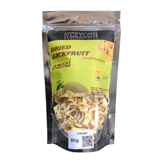vCeylon Gesunde getrocknete Jackfrucht (80g)