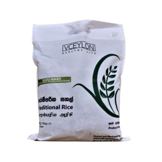 vCeylon Sudu Heenati Reis (3kg)