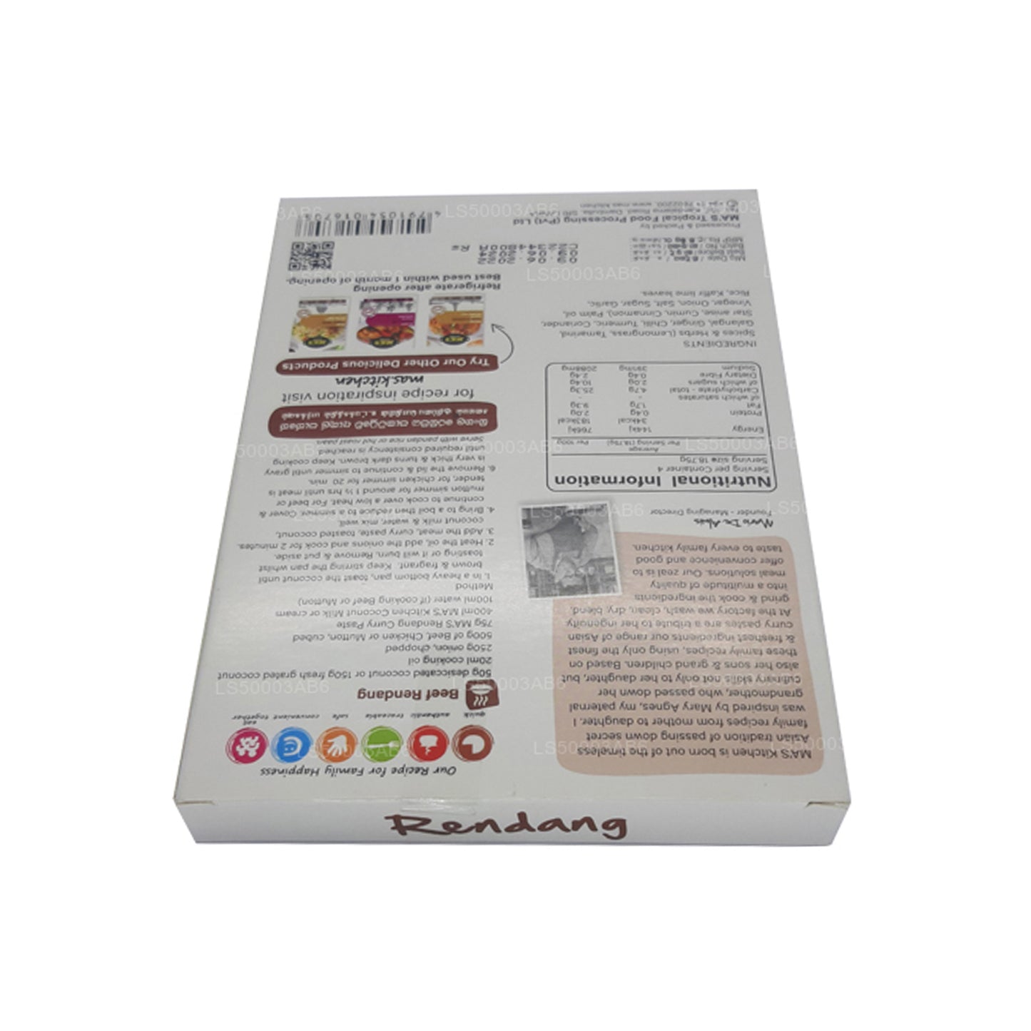 MA's Kitchen Indonesische Rendang-Paste (75 g)