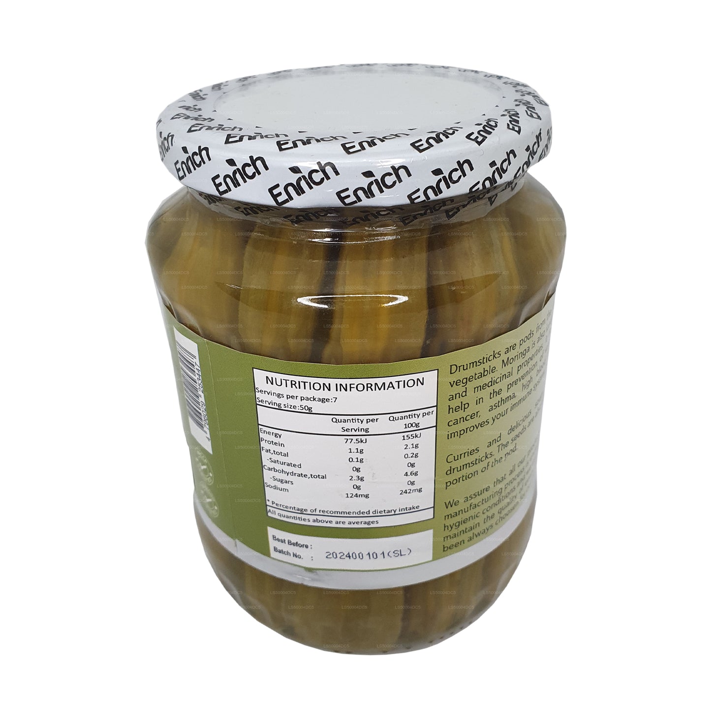 Enrich Moringa Drumsticks in Salzlake (560 g)