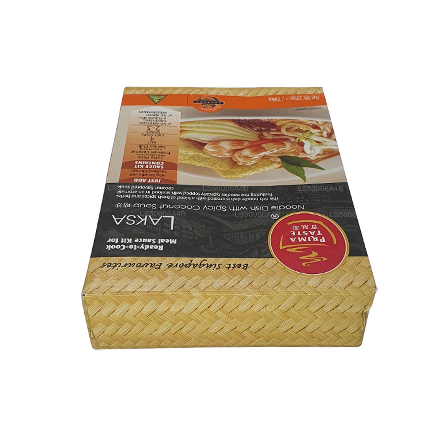 Laksa-Nudelgericht mit würziger Kokosnusssuppe (225g)