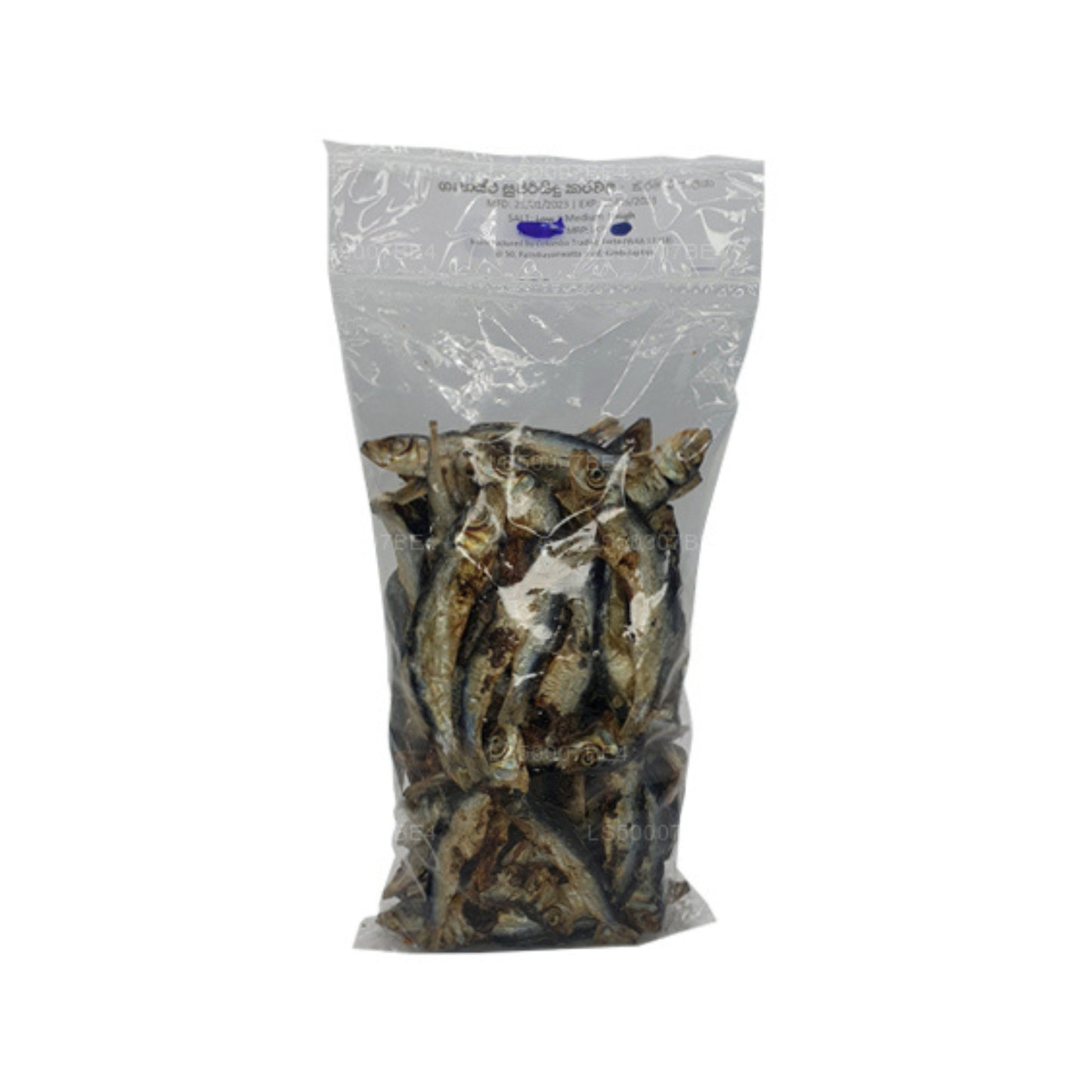 Lakpura getrocknetes Keeramin (Sardinella-Fisch) 200 g, gesalzener trockener Fisch (Karawala)
