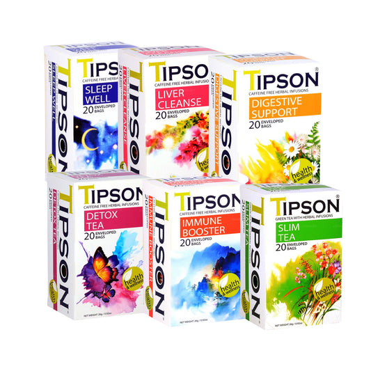 Tipson Tee-Wellness-Paket – 6er-Pack (156 g)