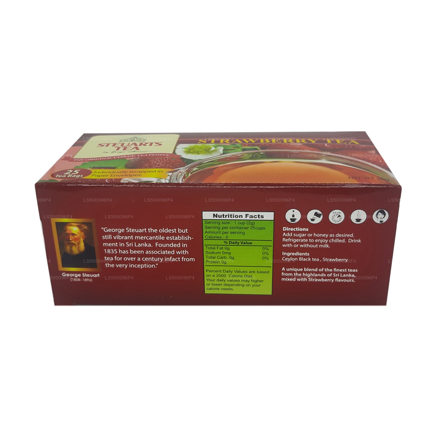 George Steuart Erdbeertee (50 g), 25 Teebeutel