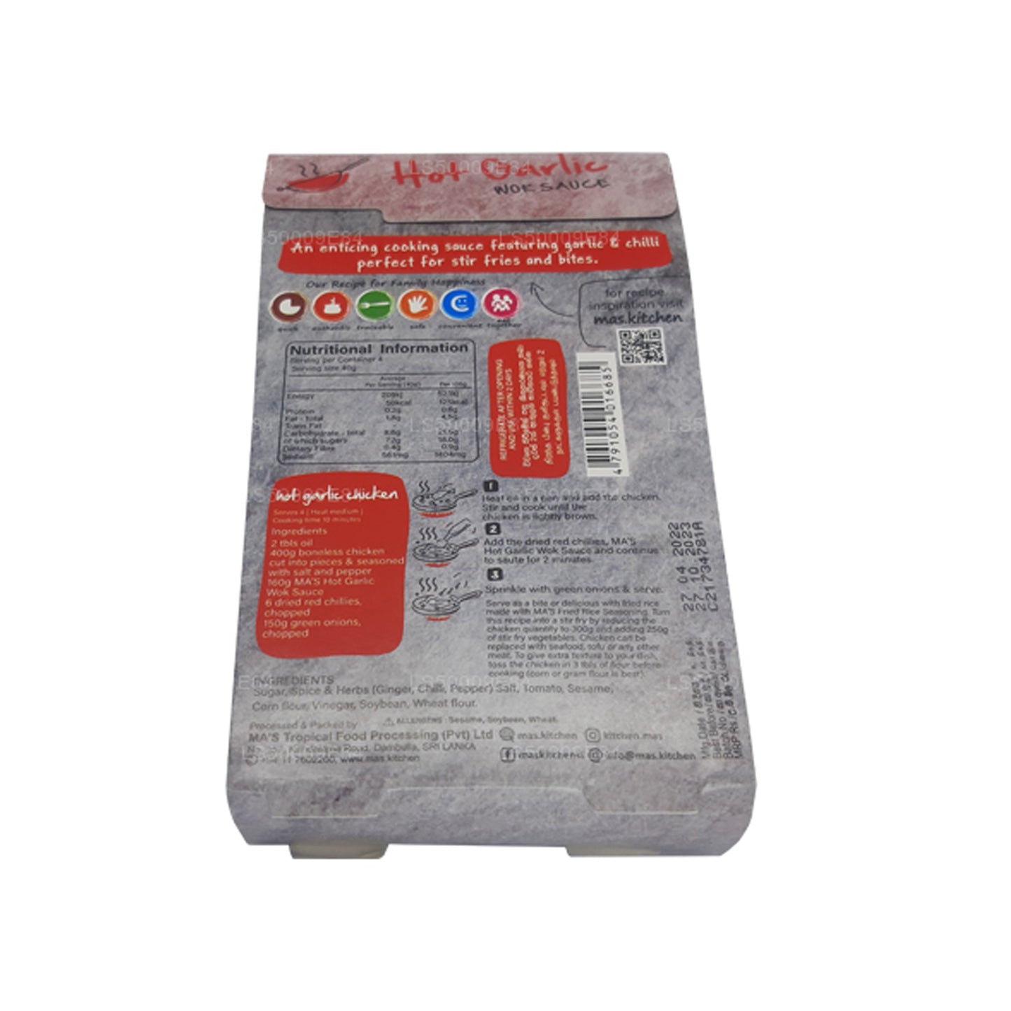 MA's Scharfe Knoblauch-Wok-Sauce (160g)