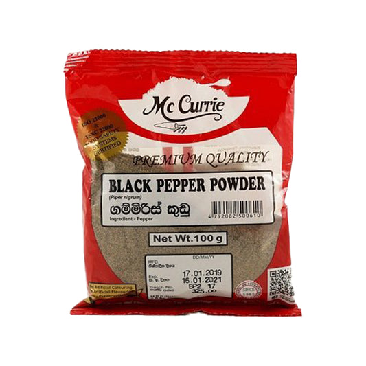 Mc Currie Schwarzer Pfefferpulver (100g)