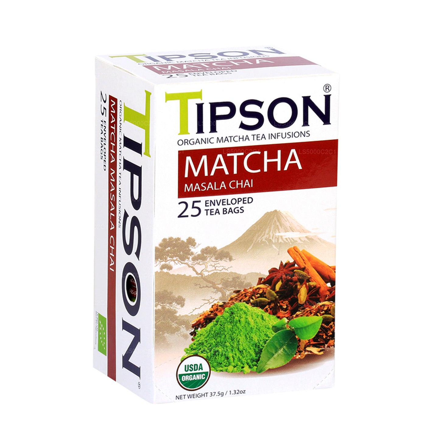 Tipson Bio Matcha Masala Chai (37,5 g) 25 Teebeutel