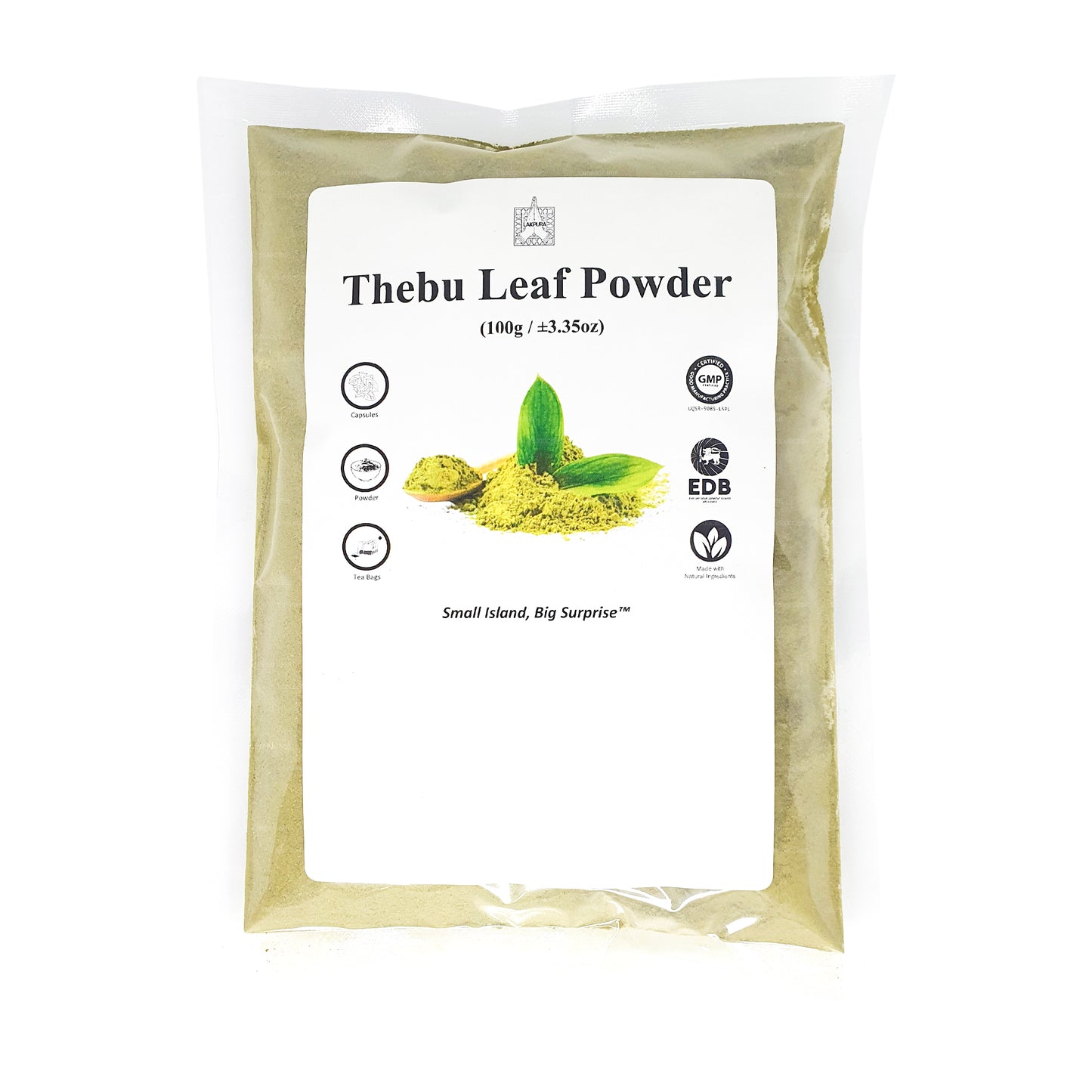 Lakpura Thebu Blattpulver