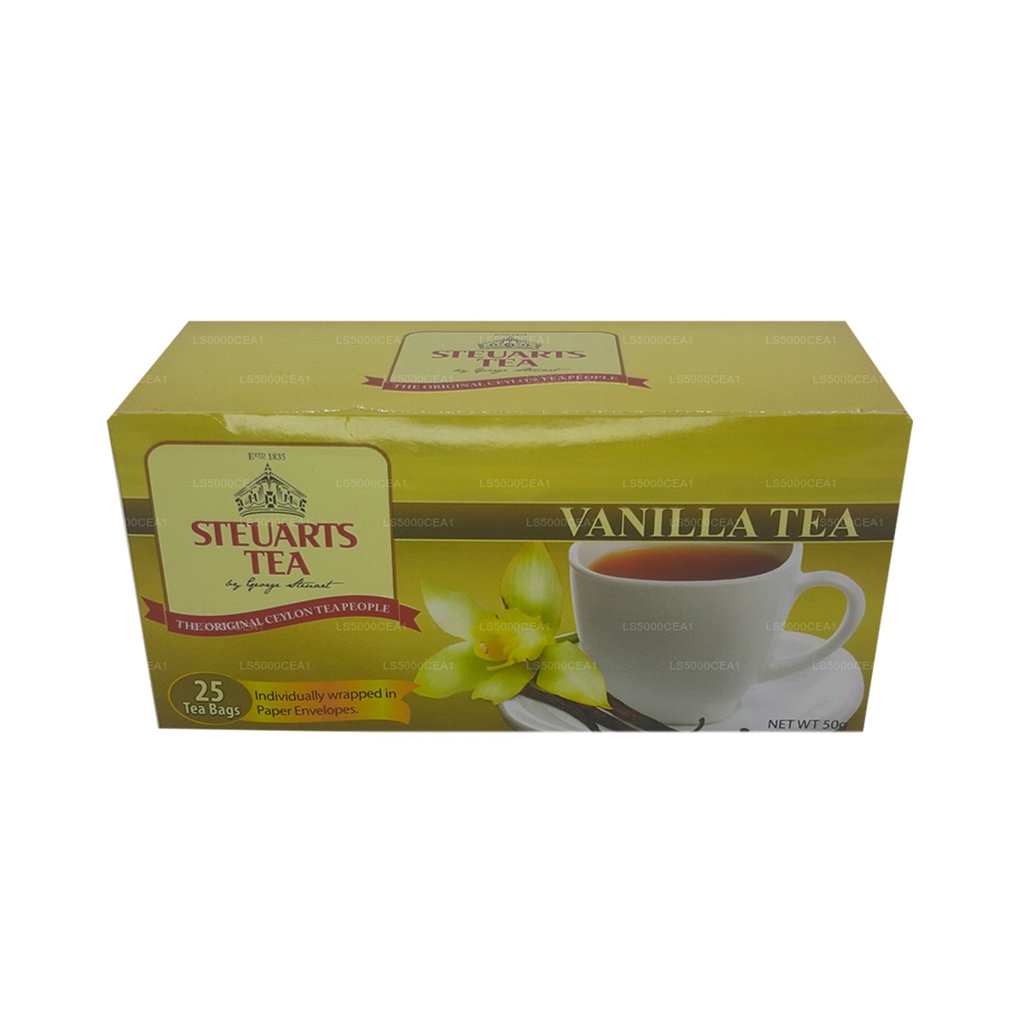 Steuarts Tea Vanilletee (25 Teebeutel 50g)