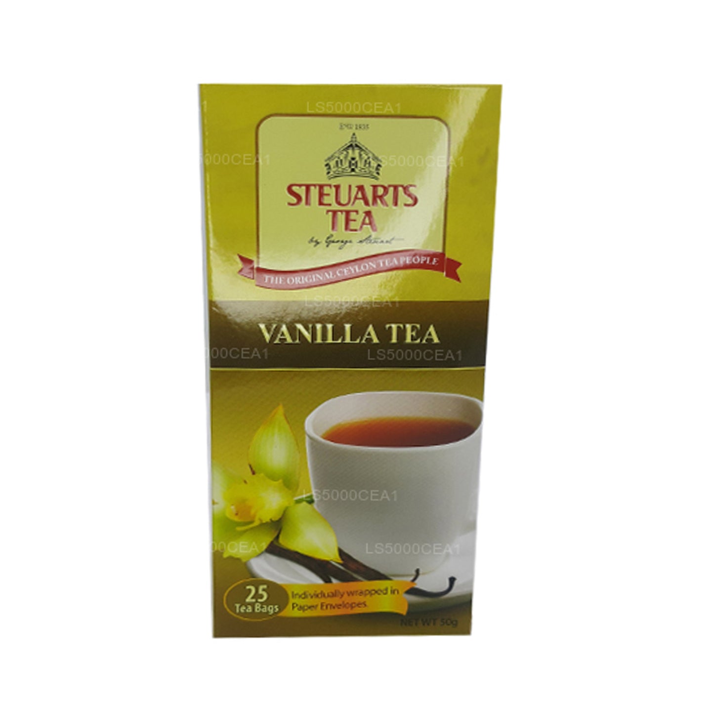 Steuarts Tea Vanilletee (25 Teebeutel 50g)