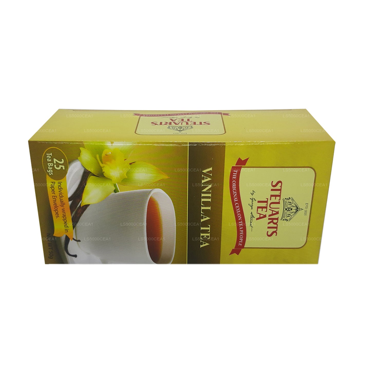Steuarts Tea Vanilletee (25 Teebeutel 50g)