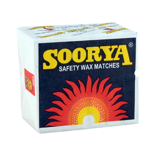 Soorya Sicherheitswachs-Streichhölzer, Dutzend, 3er-Box (36 Stück)