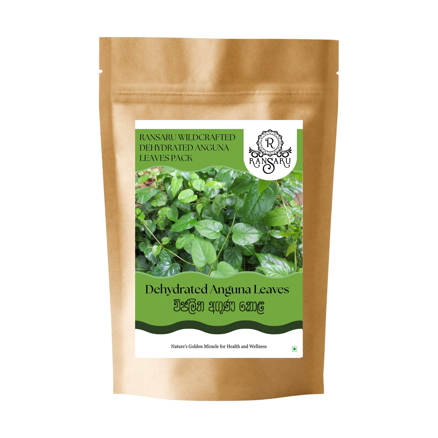 Ransaru Wildcrafted Dehydrated Anguna Leaves Pack 