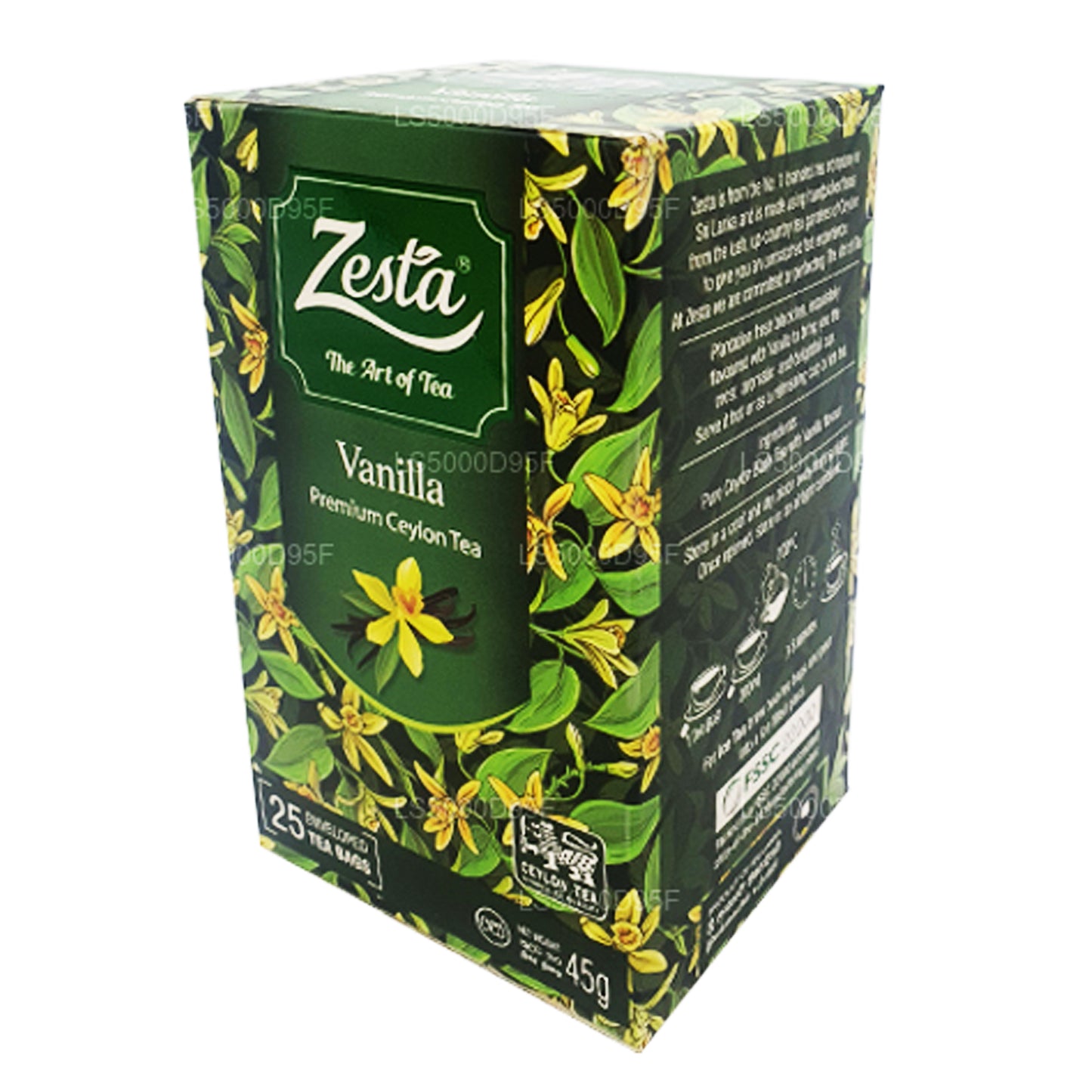 Zesta Vanilla Schwarztee (45 g) 25 Teebeutel