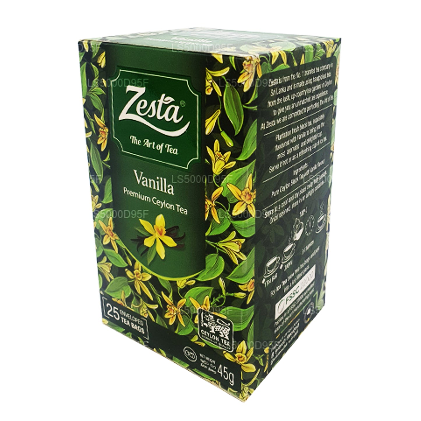 Zesta Vanilla Schwarztee (45 g) 25 Teebeutel