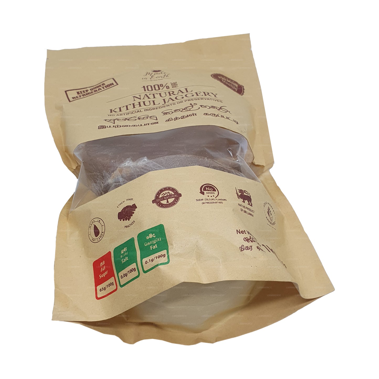 Hergestellt in der Erde Reine natürliche Kithul Jaggery (500 g)