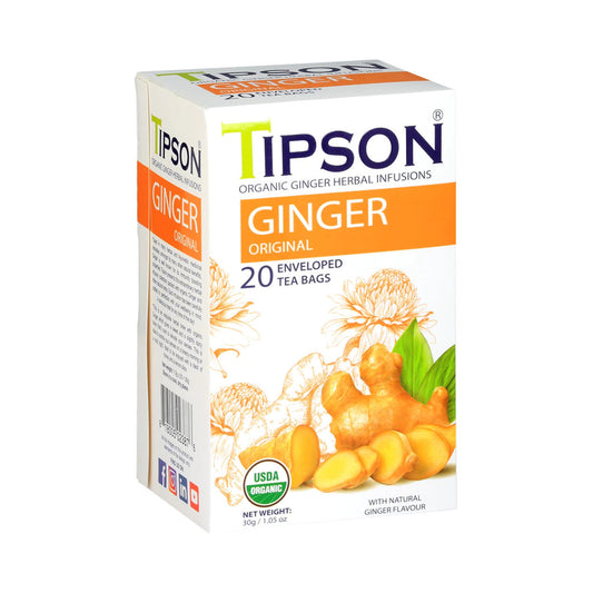 Tipson Bio Ingwer Original Tee (30g) 20 umhüllte Teebeutel