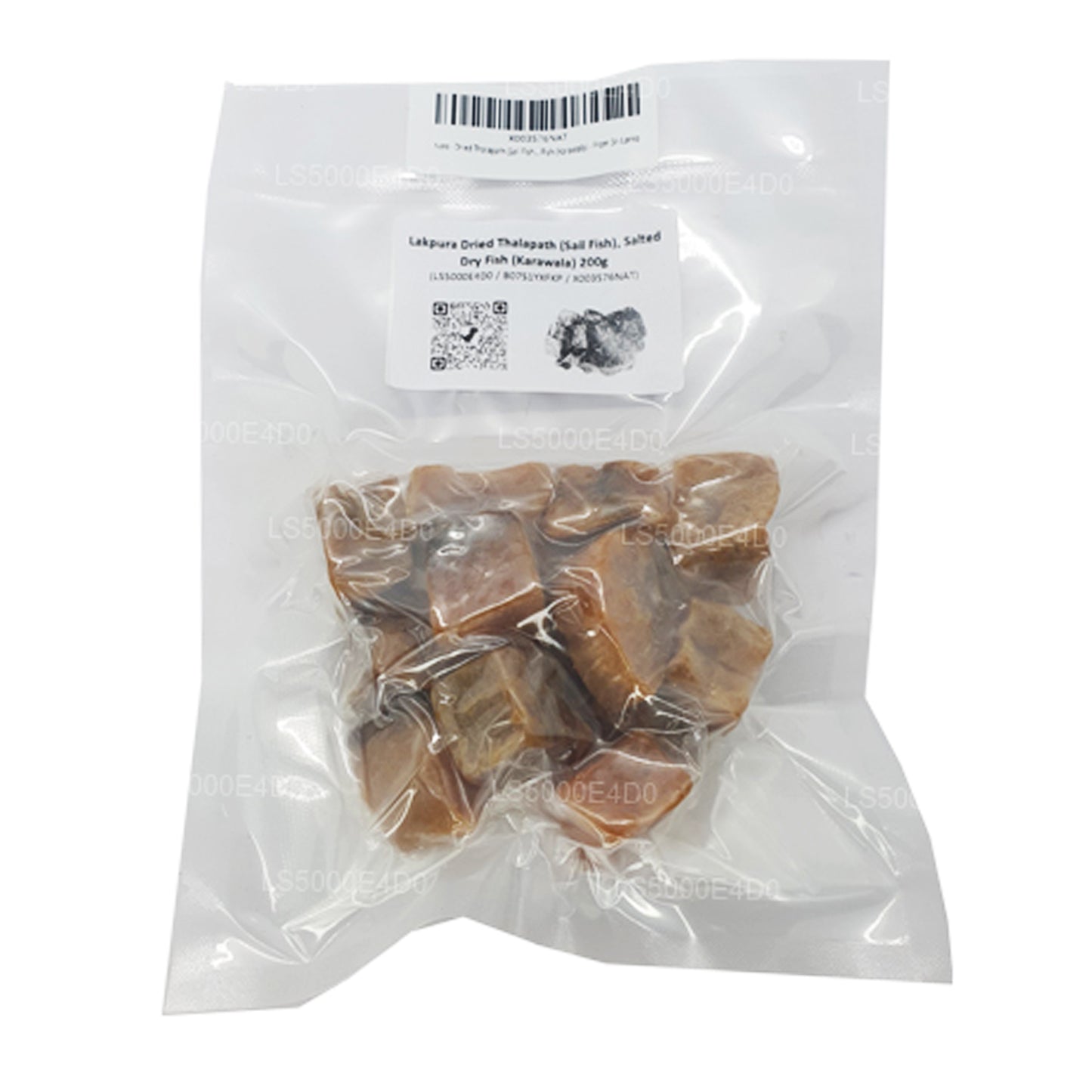 Lakpura getrockneter Thalapath (Segelfisch) 200 g, gesalzener Trockenfisch (Karawala)