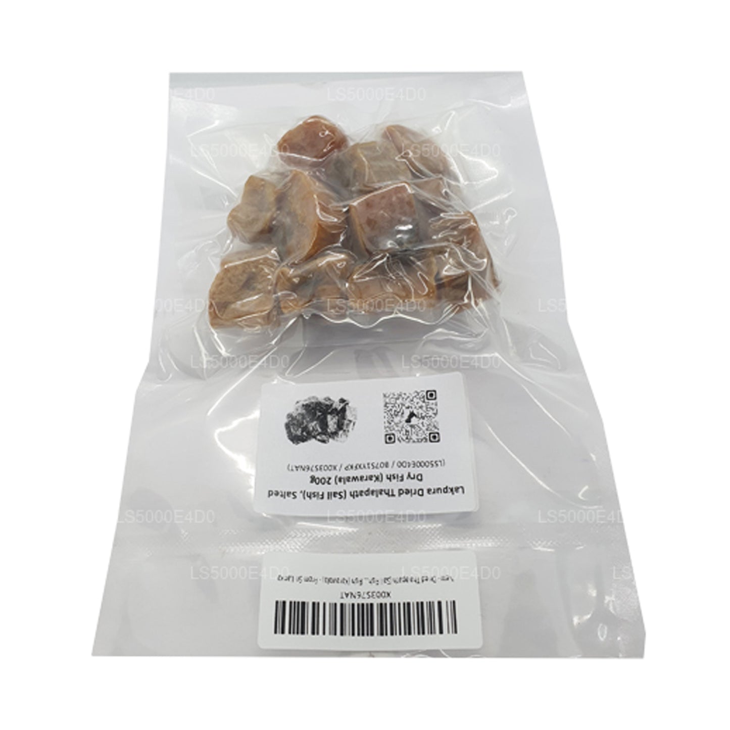 Lakpura getrockneter Thalapath (Segelfisch) 200 g, gesalzener Trockenfisch (Karawala)