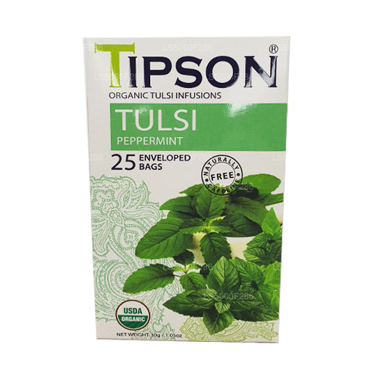 Tipson Tea Bio-Tulsi mit Pfefferminze (30 g)