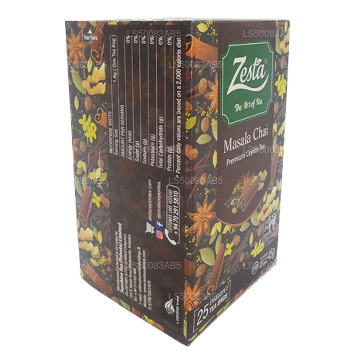 Zesta Masala Chai (45 g) 25 Teebeutel