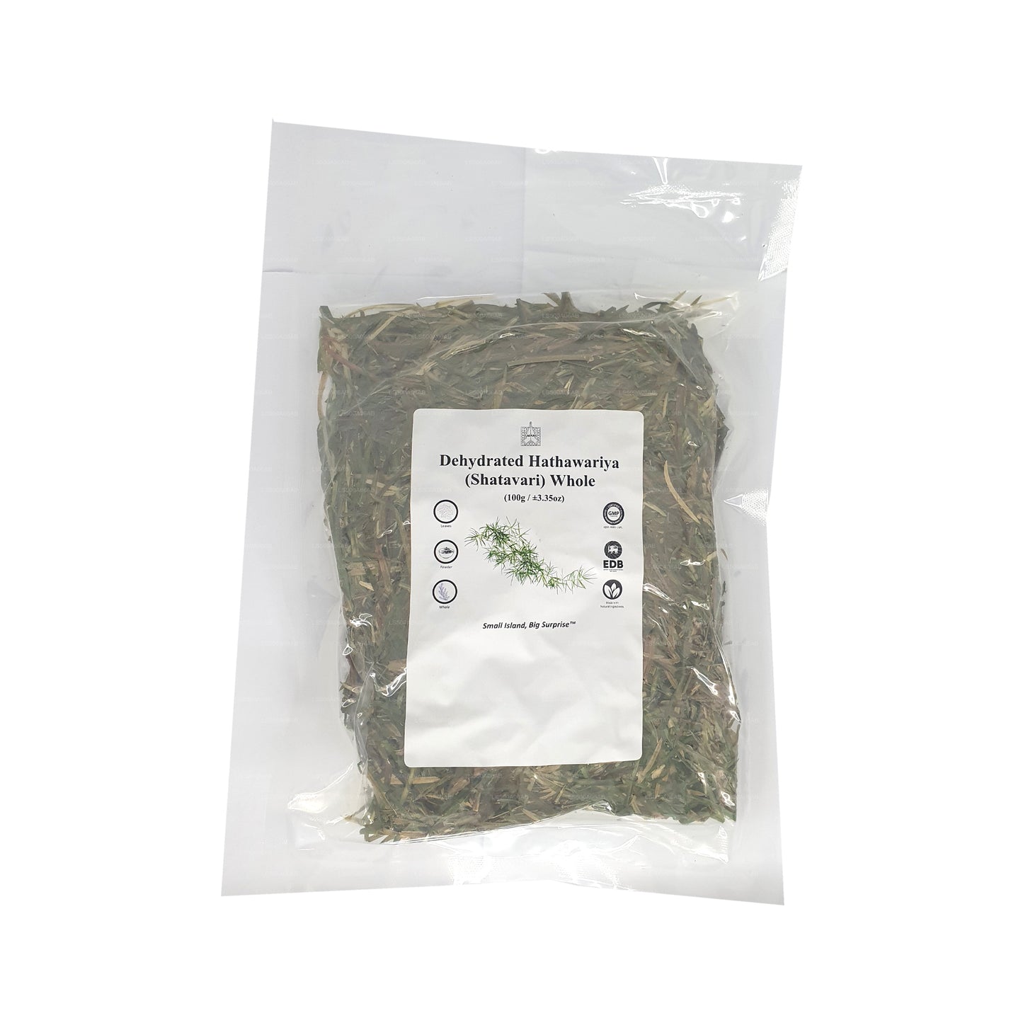 Lakpura dehydriertes Hathawariya (Shatavari) ganz (100 g)