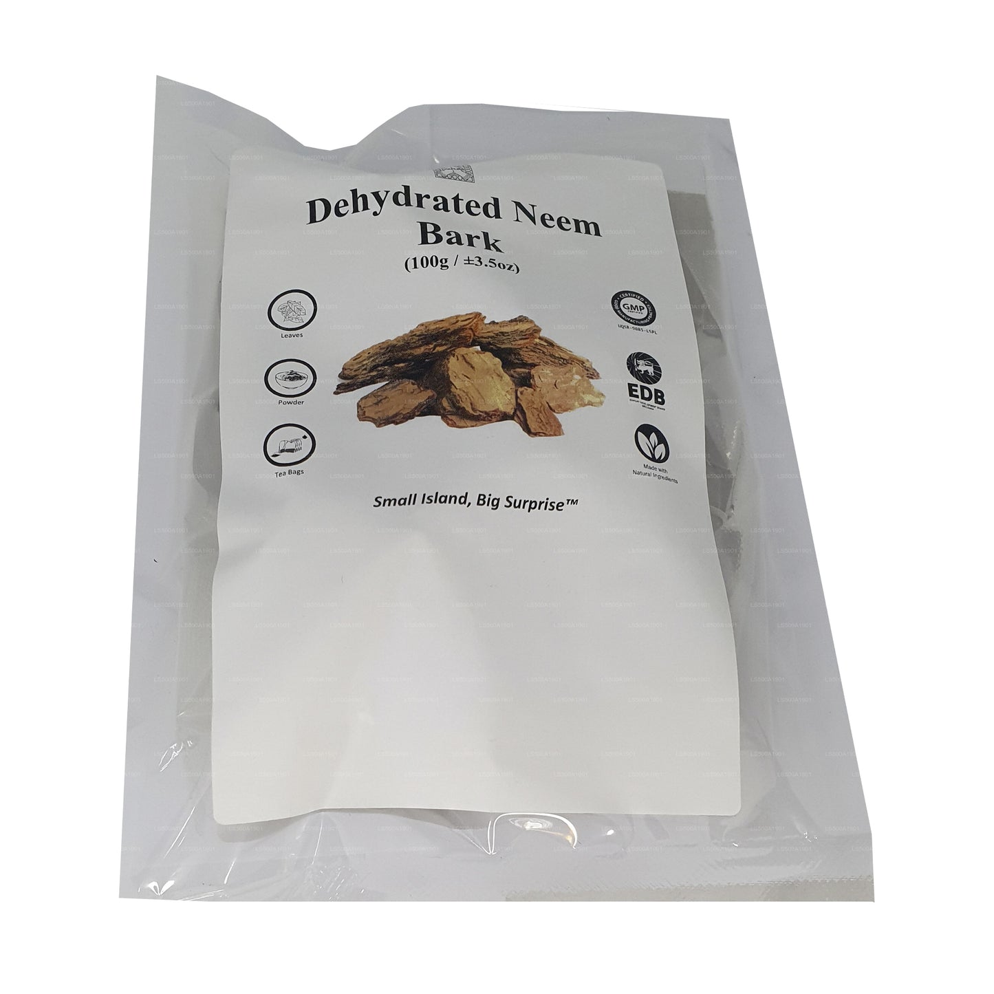 Lakpura dehydrierte Neem-Rinde (Kohomba Pothu).