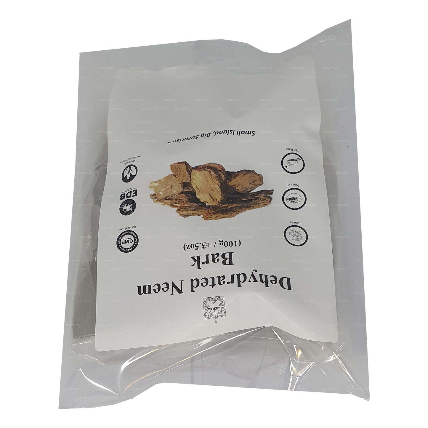 Lakpura dehydrierte Neem-Rinde (Kohomba Pothu).