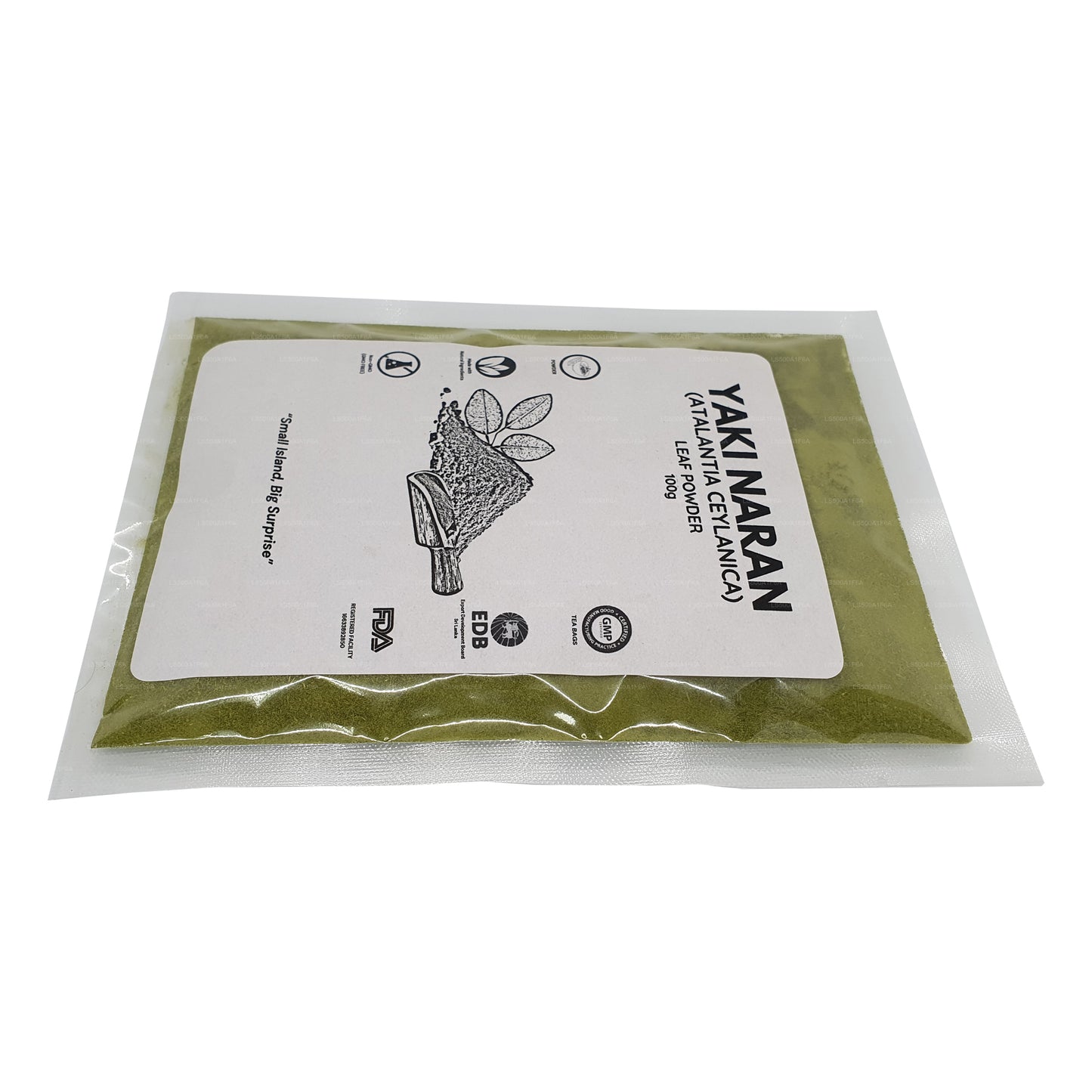Lakpura Dehydrated Yaki Naran (Atalantia Ceylanica) Blätterpulver