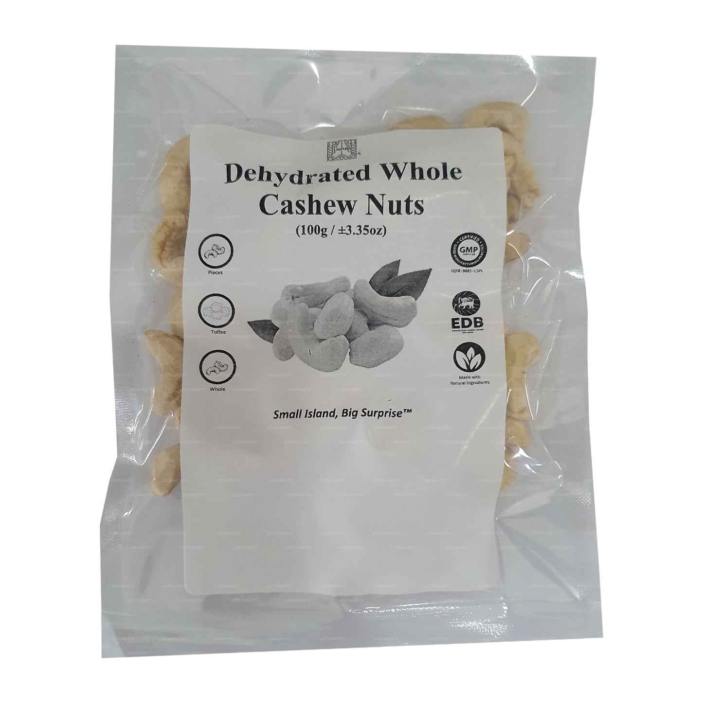Lakpura dehydrierte ganze Cashewnüsse (100 g)