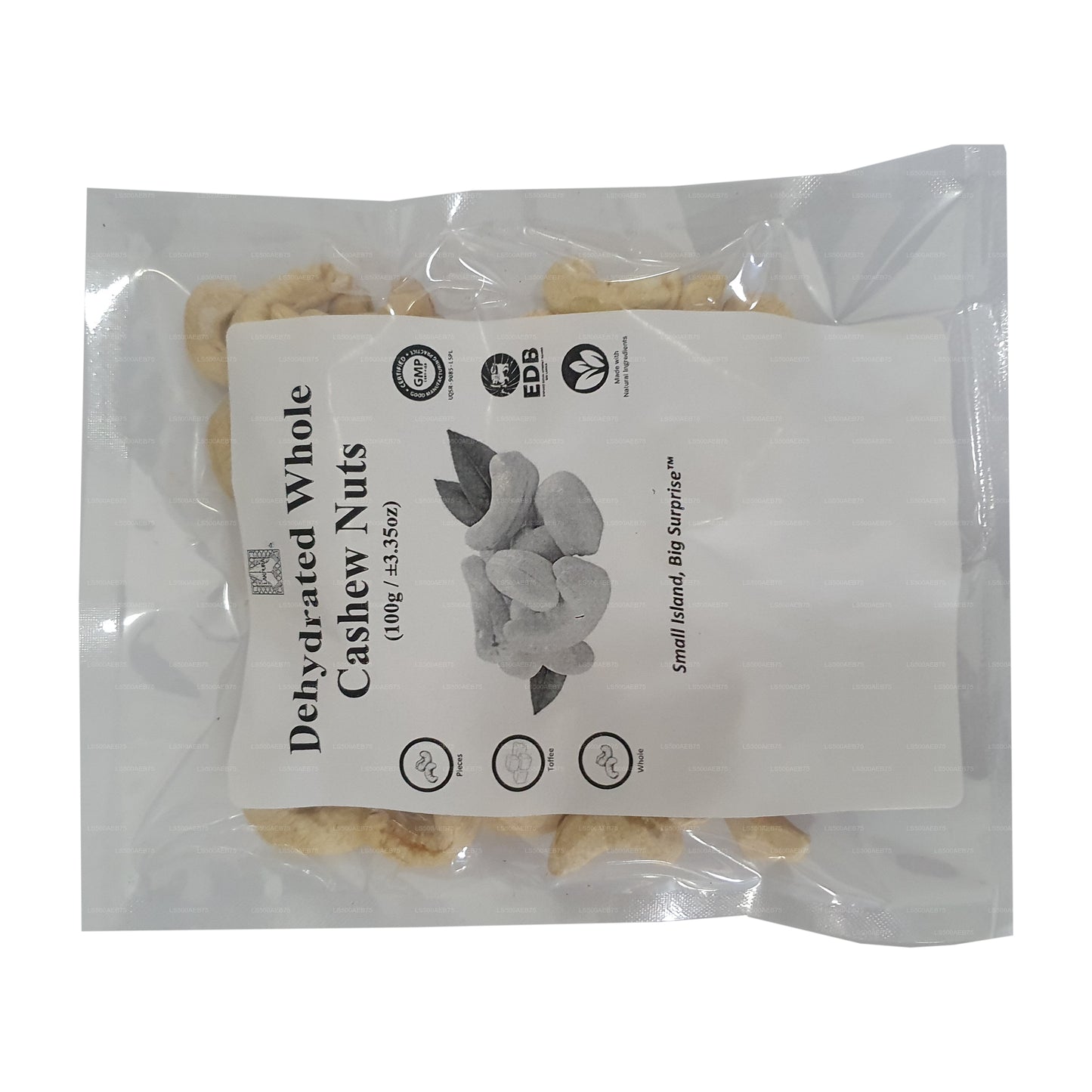 Lakpura dehydrierte ganze Cashewnüsse (100 g)