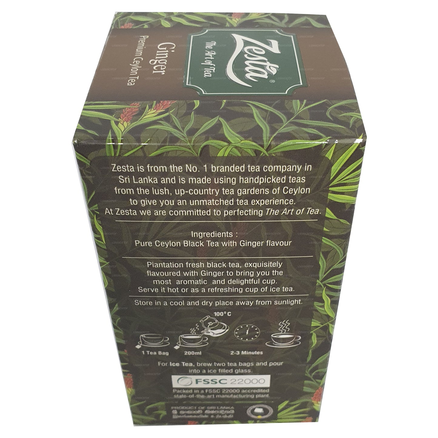 Zesta Ginger Premium Ceylon Tee (36 g) 20 Teebeutel